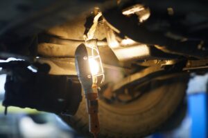 Lamp Under Car
